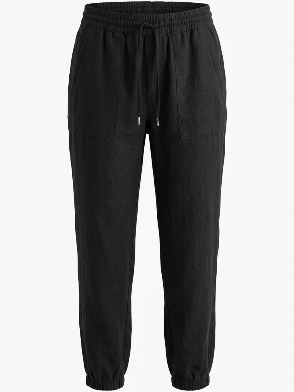 Athleta Black Relaxed Elastic-Waist Jogger Jeans